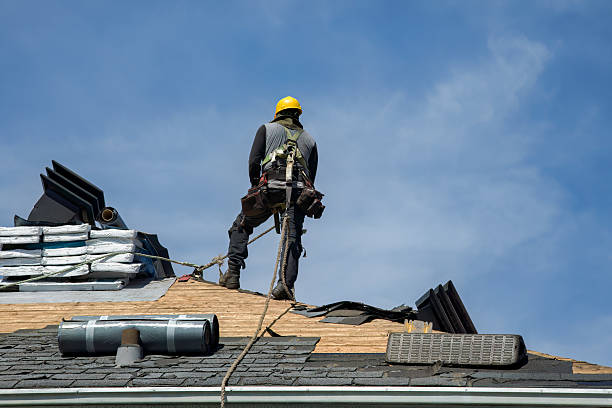 Professional Storm Damage Roof Repair technician working in Calumet, MN